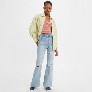 Levi's 70s High Flare Jeans Light Wash - You And I​​​​ - Size 25